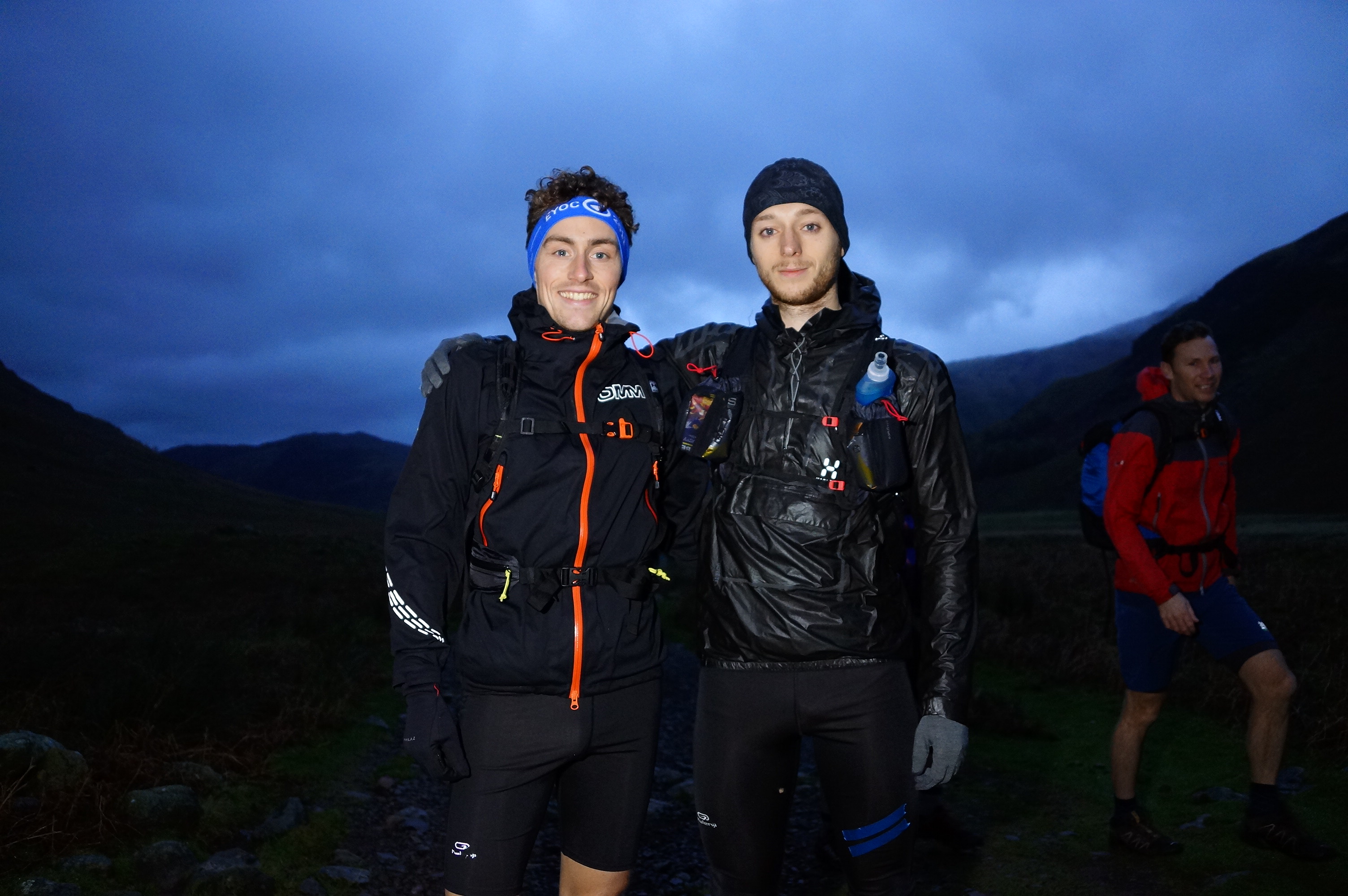 Pete
Bray and Tom Felbaum before the start