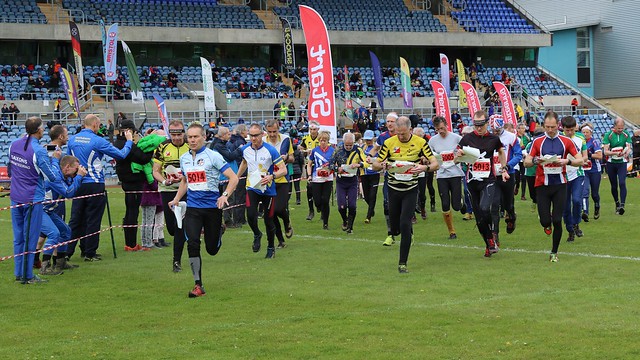 Competitors leave the stadium. Photo: by Rob
Lines