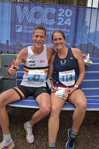 Yannick Michiels
and Grace Molloy on the Leaders “throne” – Image: Stephen Wilson