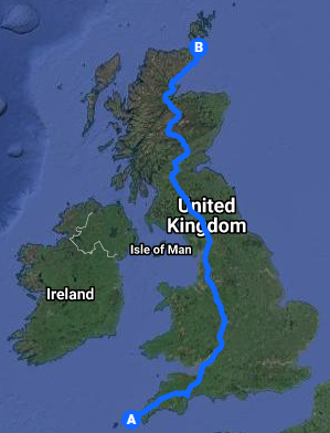 Lejog Route