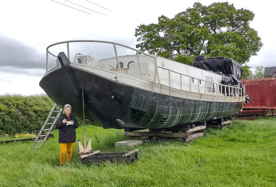 Keeping dry after a run. Photo credit: John Dalton