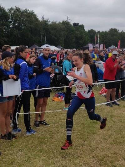 Fiona Bunn competing at JWOC