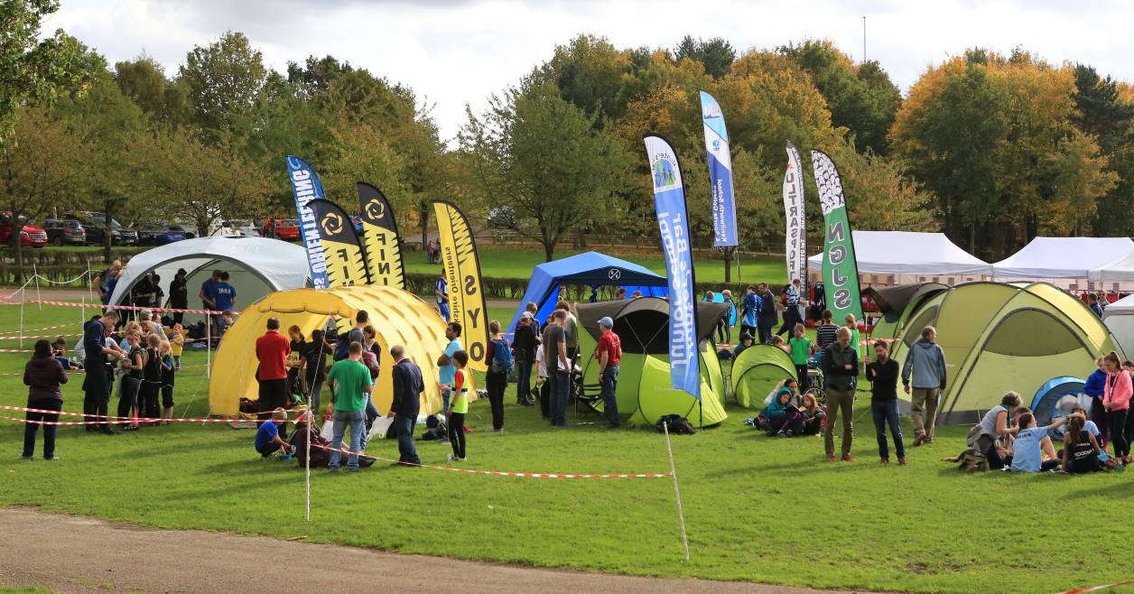 Competitors at this year's British School Score Orienteering Championships.  Photo credit: Ray Barnes (BSOA)