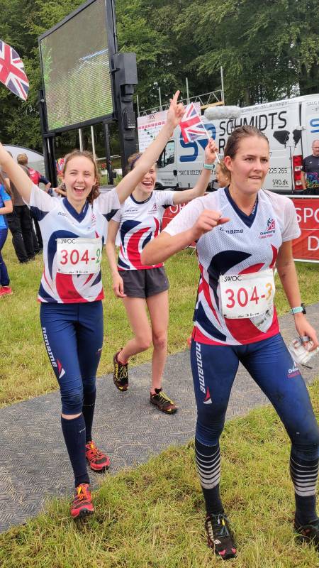 Over the finish line and World Champions