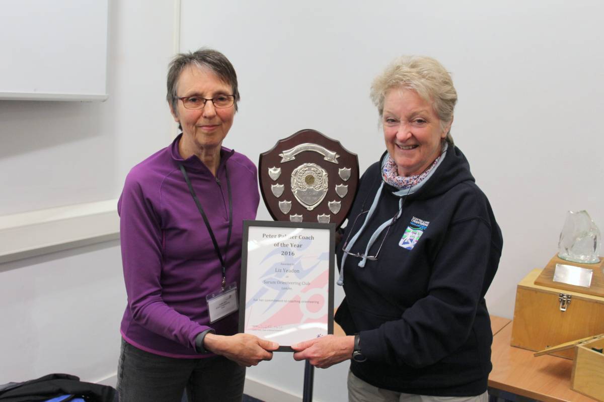The Peter Palmer Coach of the Year - Liz Yeadon (Sarum)