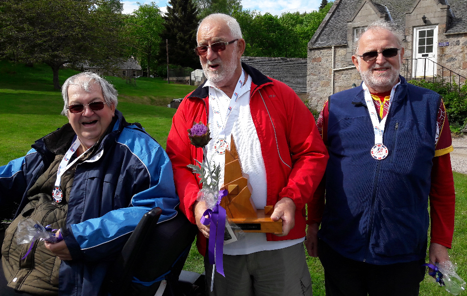 Medal winners in the Para class    