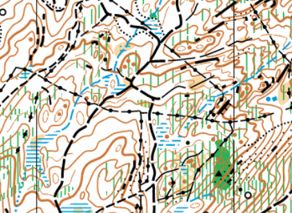 Map Summerhouse Knott.  Lakeland Orienteering Club 