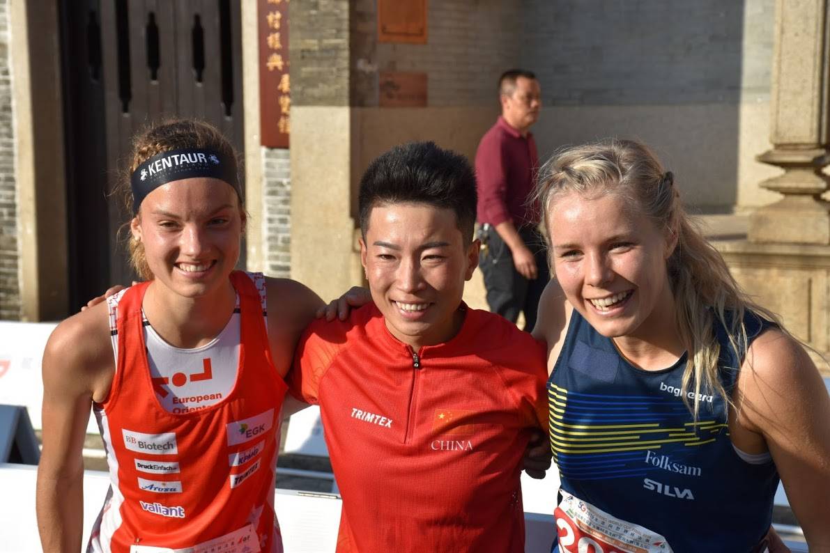 Simona Aebersold (Switzerland), Shuangyan Hao (China), Sara Hagstrom (Sweden)