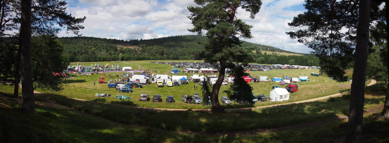 Glen Tanar Arena at this year's Scottish 6-Days 2017. Credit Colin Matheson