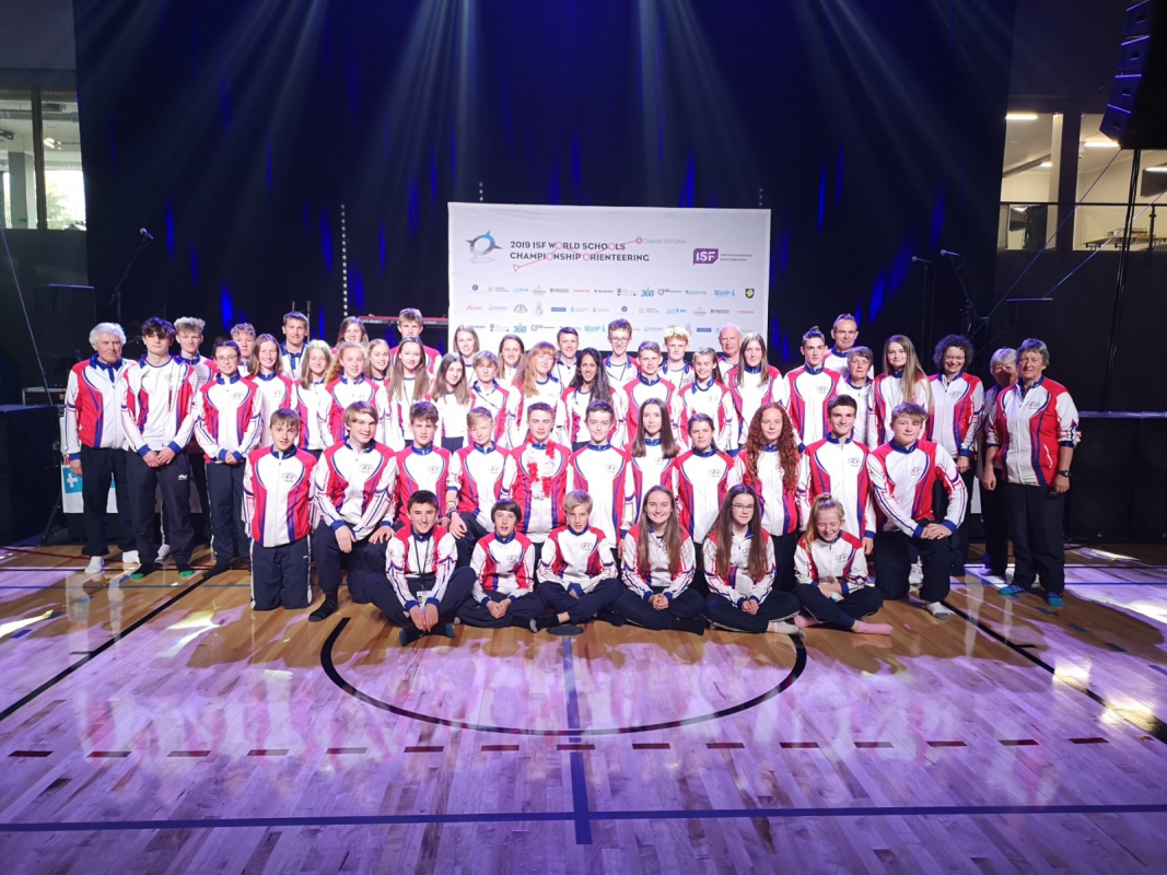 The ISF World Schools Championships in Orienteering England Delegation 2019