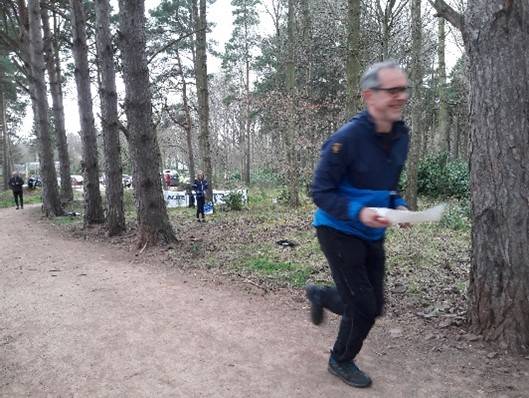 Competitors enjoying being back out orienteering
