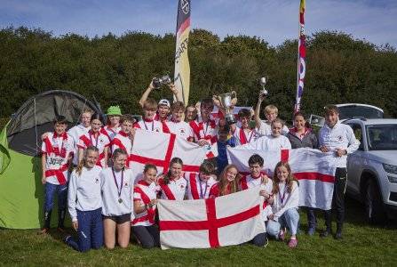 England team at Ward Junior Home Internationals