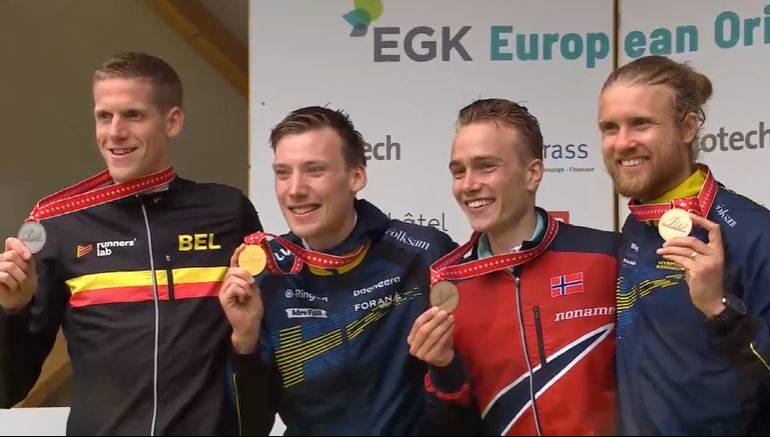 Left to right: Yannick Michels, Emil Svensk, Kasper Fosser, Gustav Bergmann