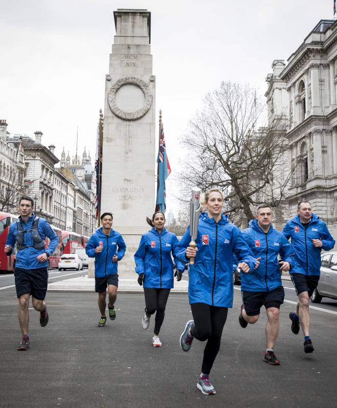 First Day of the RAF100 Baton Relay