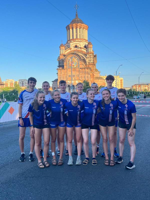 The full team representing Great Britain ahead of yesterday's Individual Sprint Race