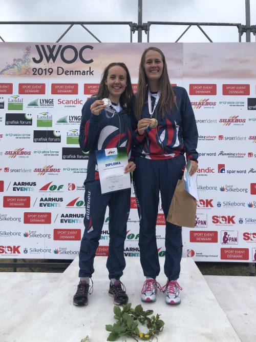 Fiona and Grace shared the podium after today's medal ceremonies