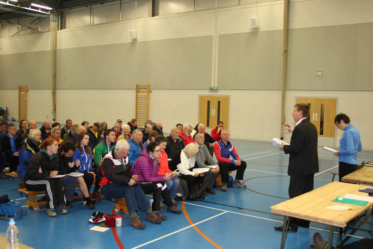 Peter Hart Chief Executive addressed the meeting. Photo credit: Rob Lines