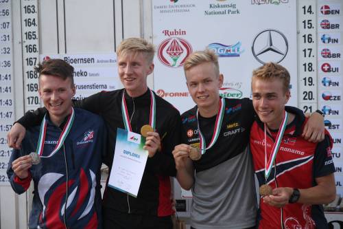 JWOC Sprint medal winners