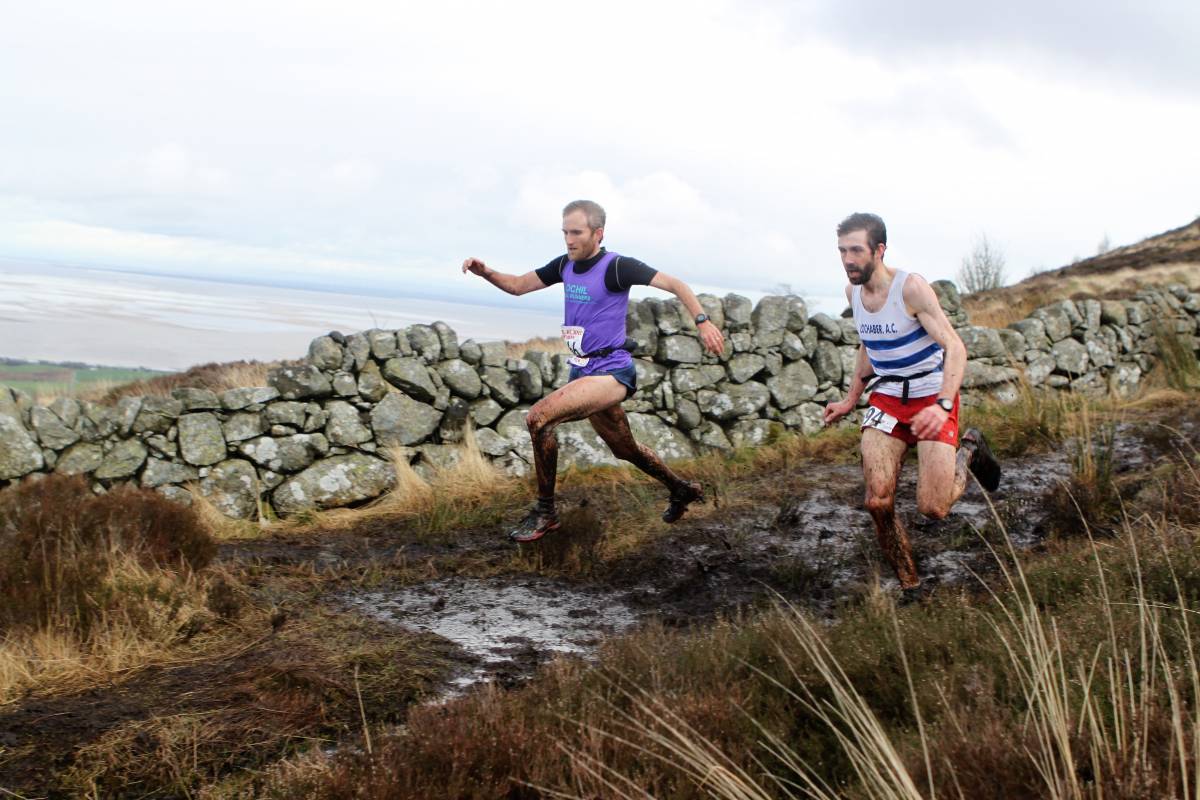 Graham Gristwood (left) out training