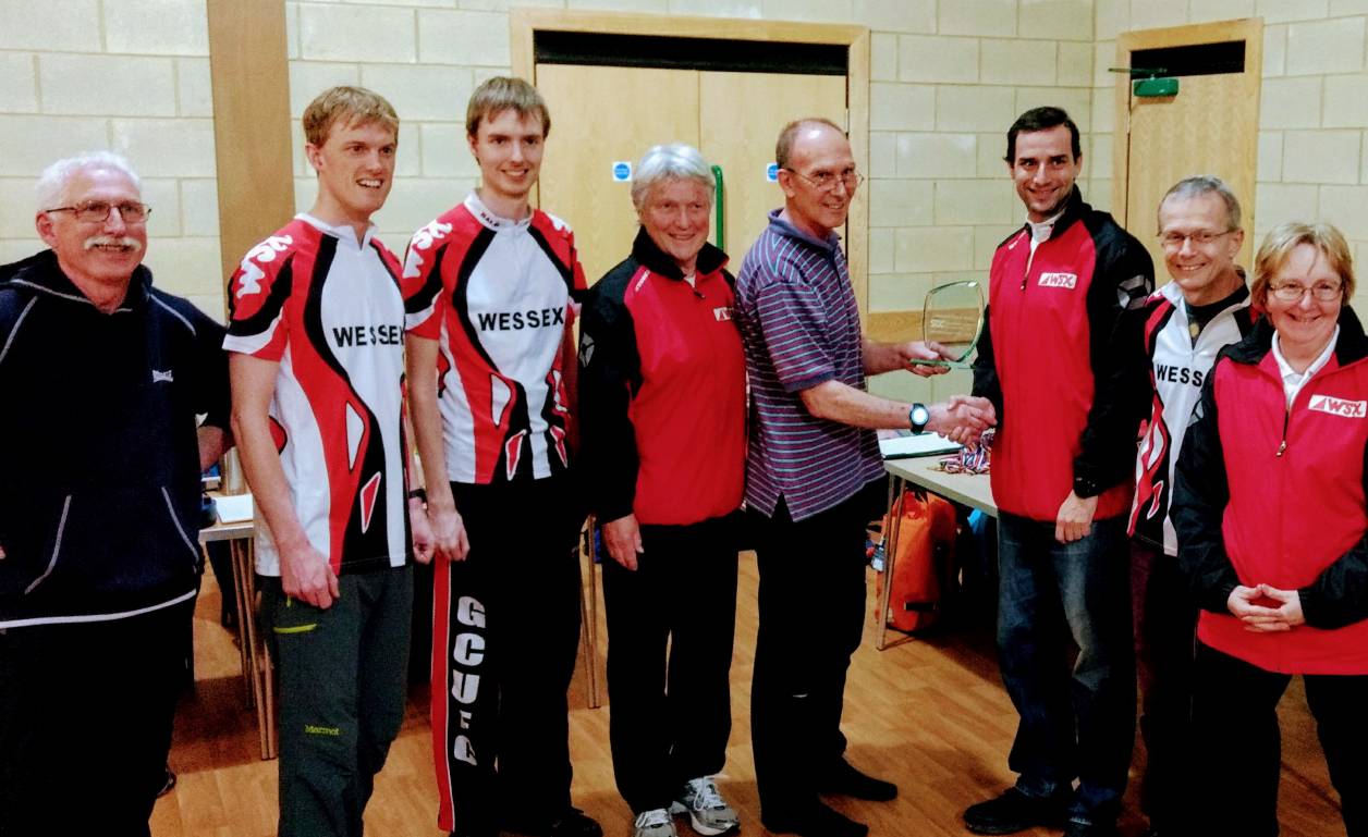 Wessex Orienteers - the winning team