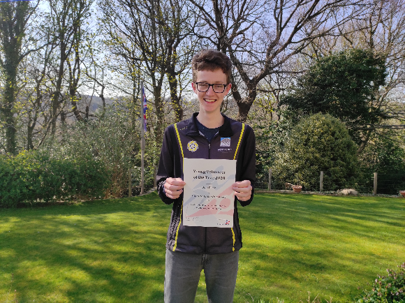 Dom Dakin (SYO) - Awarded Young Volunteer of the Year 2020