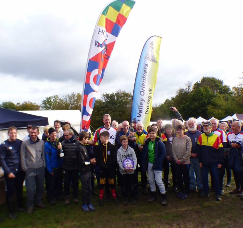 The winners of the CompassSport Trophy 2019 - Harlequins Orienteering Club