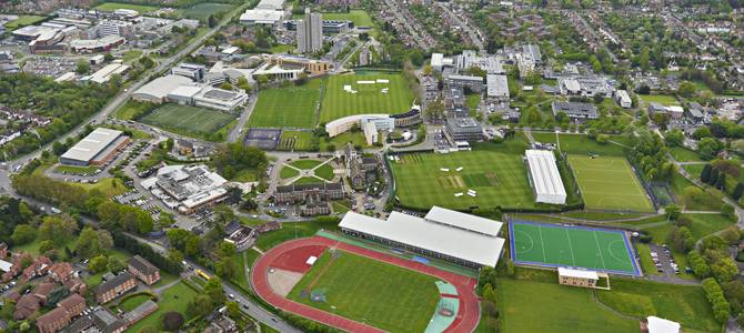 Loughborough University. Photo supplied by: Leicestershire Orienteering Club