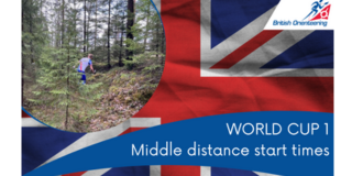 World Cup Round 1 Middle Distance Start Times Published
