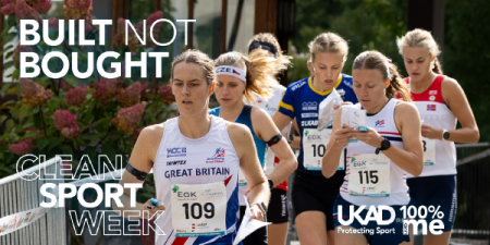 British Orienteering backs UK Anti-Doping's Clean Sport Week 2026: Built not bought. 100% me.