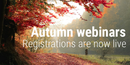 Autumn Webinar Series now live!